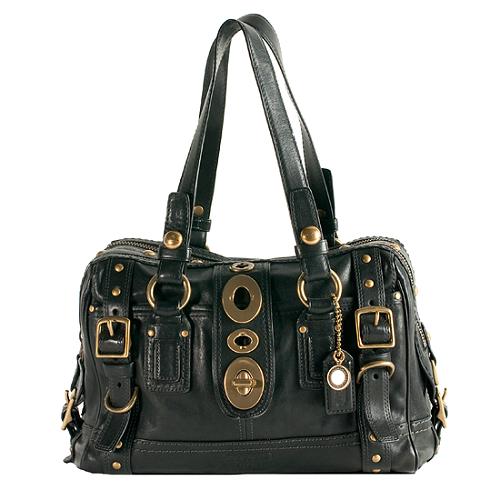 Coach Legacy Leather Lily Medium Satchel Handbag