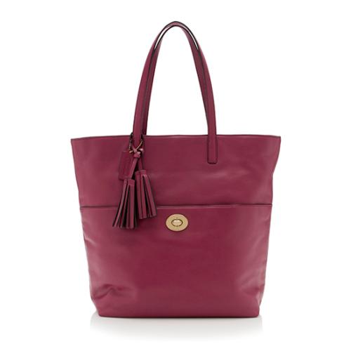 Coach Leather Legacy Turnlock Tote