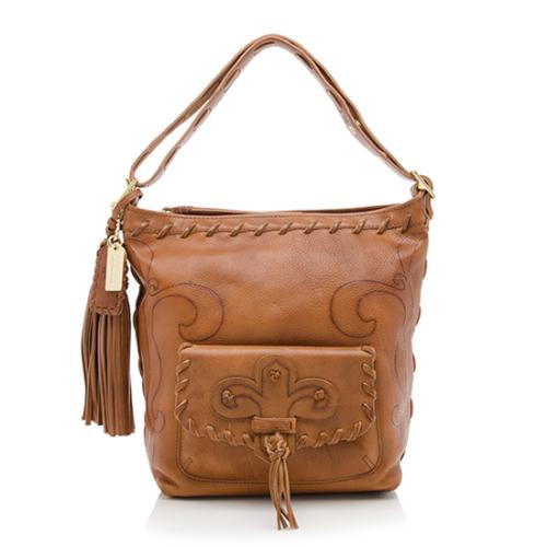 Coach Limited Edition Anna Sui Fleur De Lis Duffle Shoulder Bag