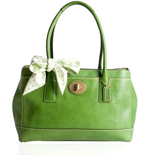 Coach Madeline Leather Tote