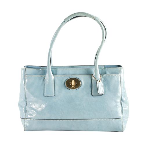 Coach Madeline Patent Leather Tote