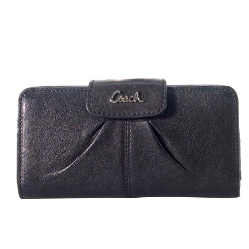 Coach Madison Leather Checkbook Wallet