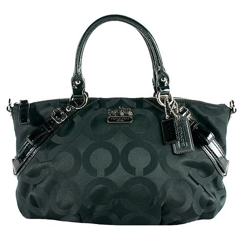 Coach Madison Op Art Sophia Satchel Handbag