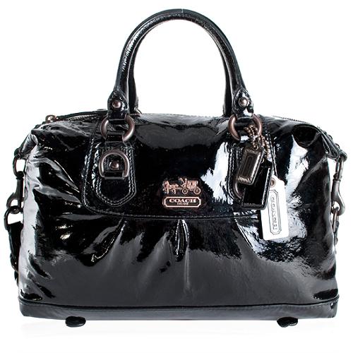 Coach Madison Patent Leather Sabrina Satchel Handbag