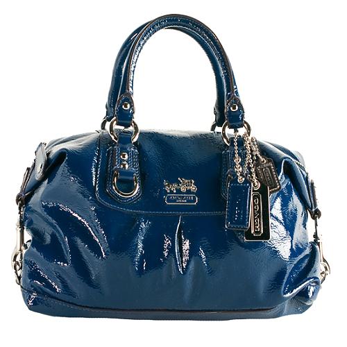 Coach Madison Patent Leather 'Sabrina' Satchel Handbag