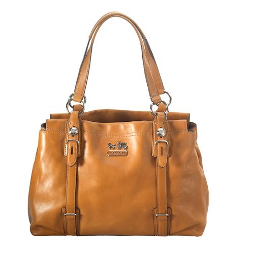 Coach 'Mia' Leather Carryall Tote