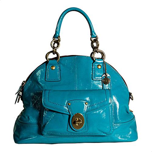 Coach Miranda Patent Leather Satchel Handbag 