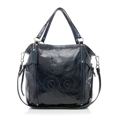 Coach Patent Leather Audrey Cinched Tote