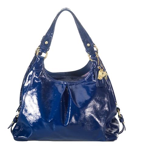 Coach Patent Leather Large 'Maggie' Shoulder Handbag