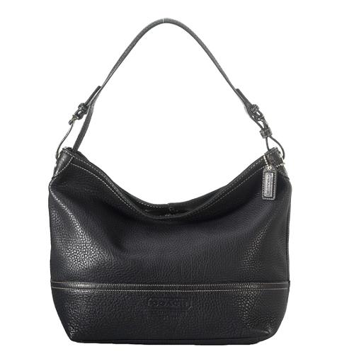 Coach Pebbled Leather Shoulder Tote