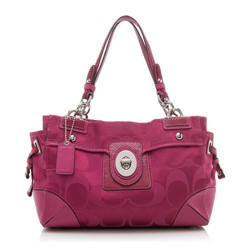 Coach Signature Sateen Peyton Large Carryall Tote - FINAL SALE