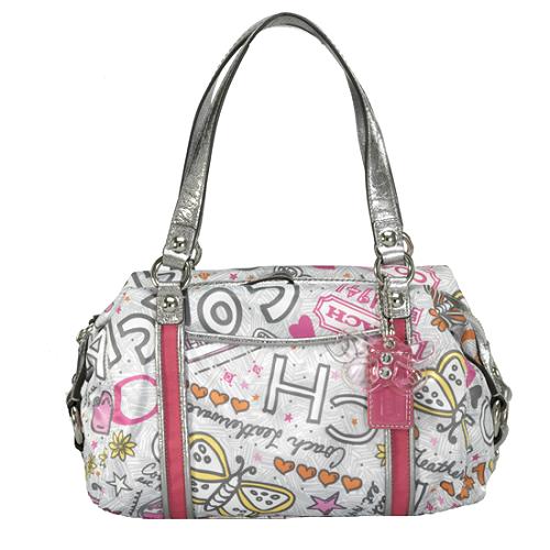 NEW Coach Purse 15590 Poppy Graffiti Blossom Groovy Bag | #170230835