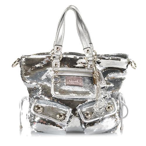 Coach Poppy Fashion Sequin Spotlight Shoulder Handbag