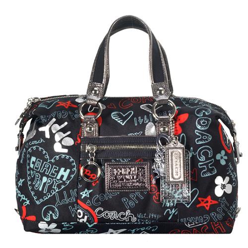 Coach Poppy Graffiti 'Luxey' Satchel Handbag