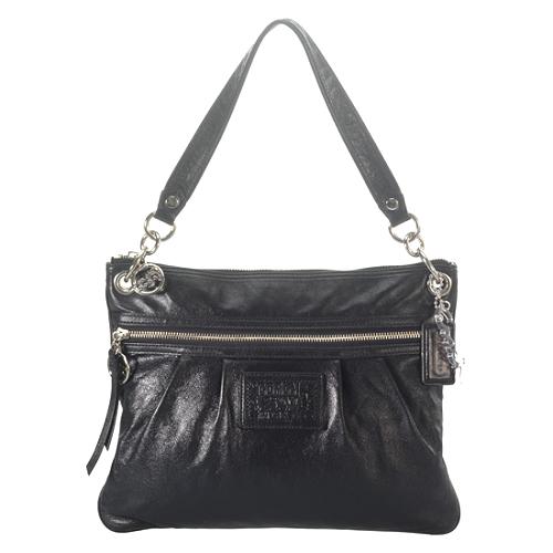 Coach Poppy Leather Hippie Hobo Handbag