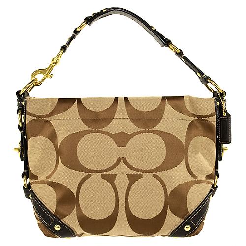 Coach Signature 'Carly' Hobo Handbag