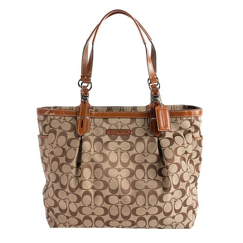 Coach Signature Gallery East West Tote