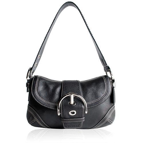 Coach Soho Leather Small Flap Shoulder Handbag