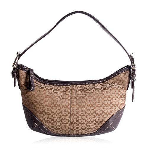 Coach Soho Mini Signature Hobo Handbag 