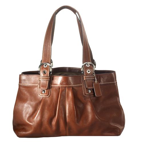 Coach Soho Pleated Leather Business Tote