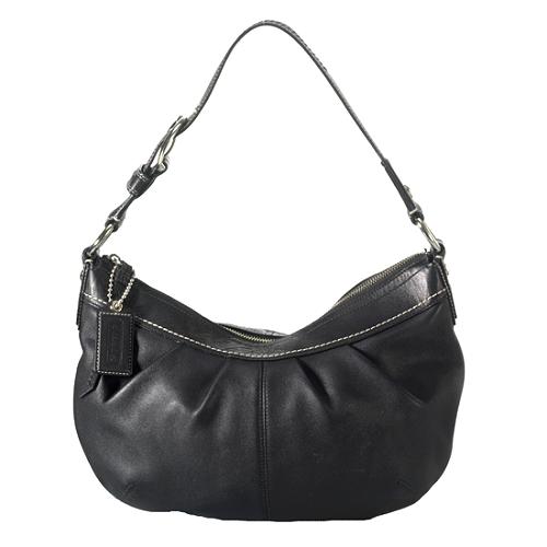 Coach Soho Pleated Leather Hobo Handbag