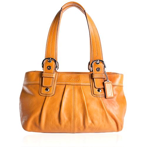 Coach Soho Pleated Leather Satchel Handbag