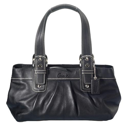 Coach Soho Pleated Leather Satchel Handbag