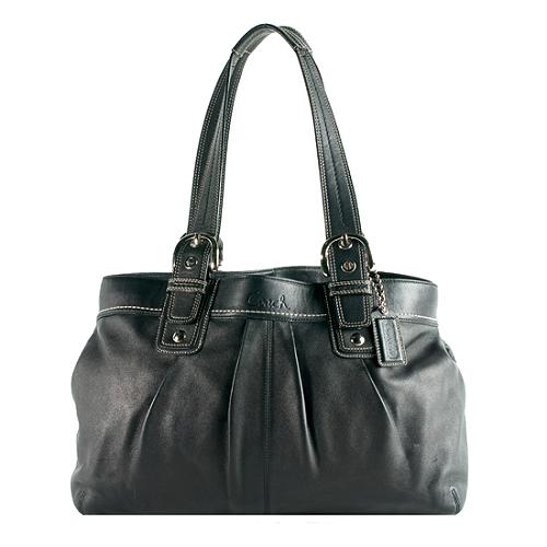 Coach Soho Pleated Leather Satchel Handbag