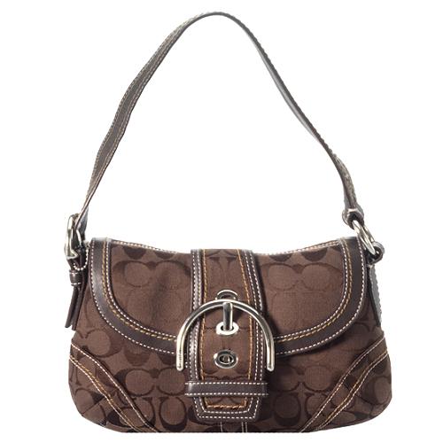 Coach Soho Signature Flap Shoulder Handbag