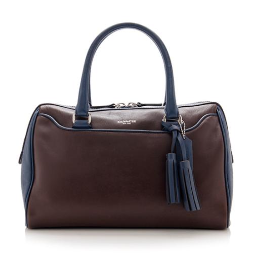 Coach Two Tone Leather Legacy Haley Satchel
