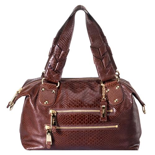 Cole Haan Crosby Snake Print 'Archer' Satchel Handbag