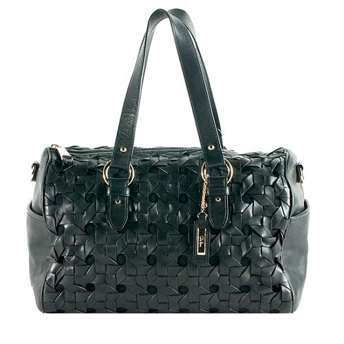 Cole Haan Leather Jade Satchel Handbag