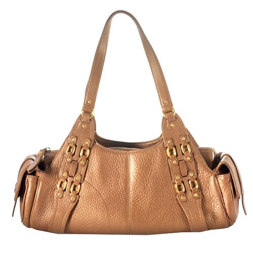 Cole Haan Leather Pocket Shoulder Handbag