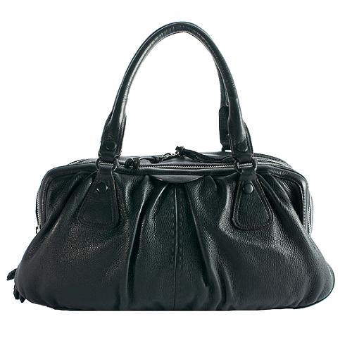 Cole Haan Village Triple Zip Satchel Handbag