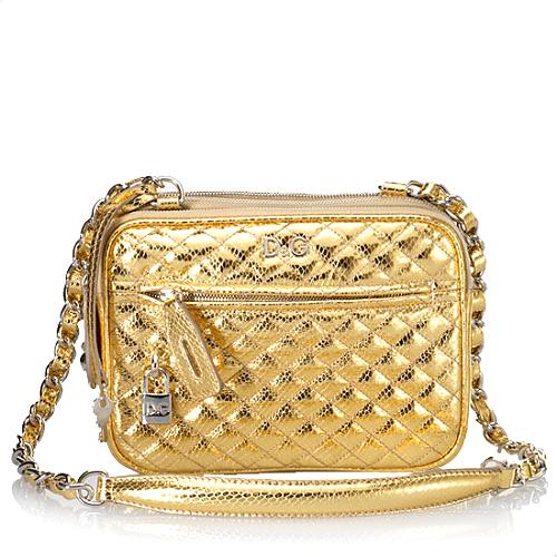 D&G Lily Small Quilted Shoulder Handbag
