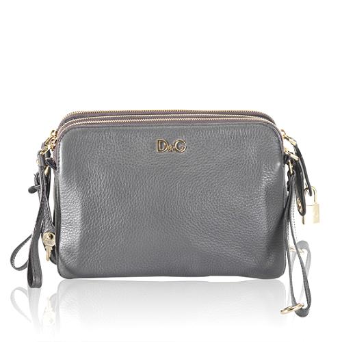 D&G Small Lily Twist 3-Zip Handbag