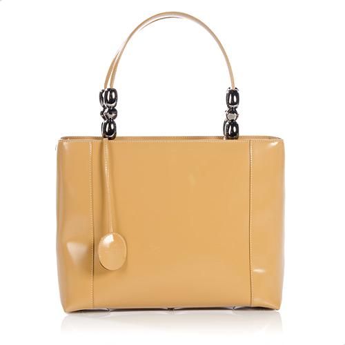 Dior Leather Beaded Malice Tote