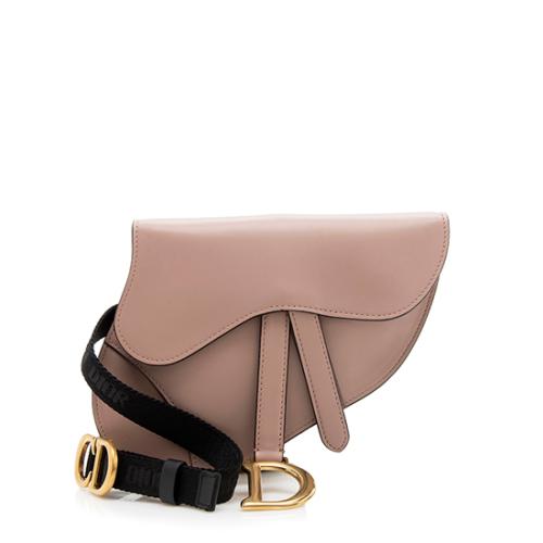 Dior Calfskin Saddle Belt Bag
