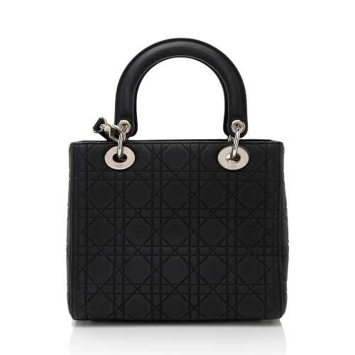 Dior Calfskin Ultra Matte Lady Dior Medium Tote