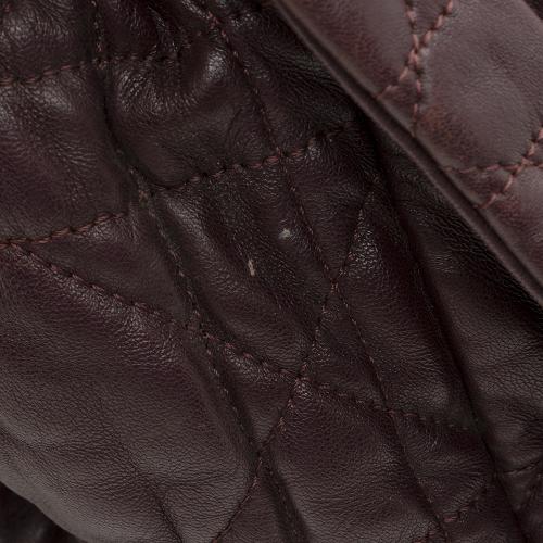 Dior Cannage Lambskin Large Flap Shoulder Bag