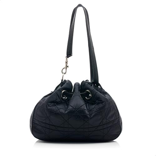 Dior Satin Cannage Medium Shoulder Bag