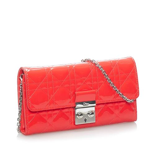 Dior Cannage Miss Dior Promenade Wallet on Chain