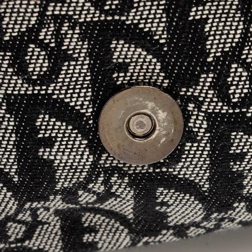Dior Canvas Logo Double Saddle Shoulder Bag