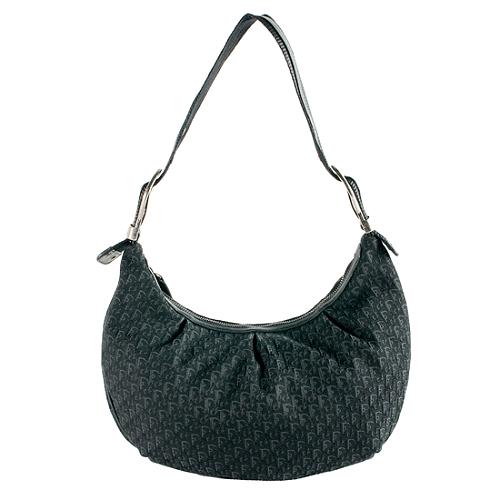 Dior Diorissimo Pleated Hobo Handbag