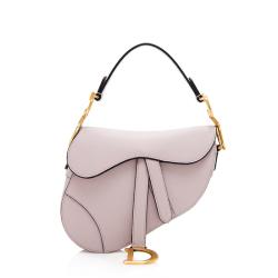 Dior Grained Calfskin Mini Saddle Bag