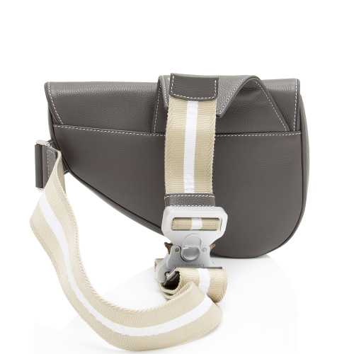 Dior Grained Calfskin Saddle Bag