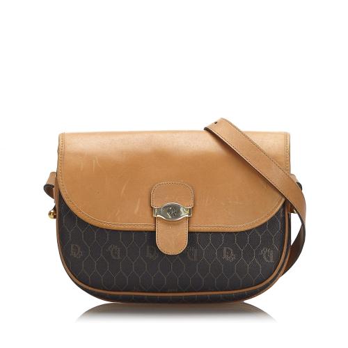 Dior Honeycomb Coated Canvas Crossbody Bag