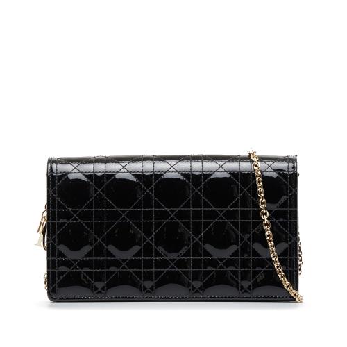 Dior Lady Dior Cannage Wallet On Chain