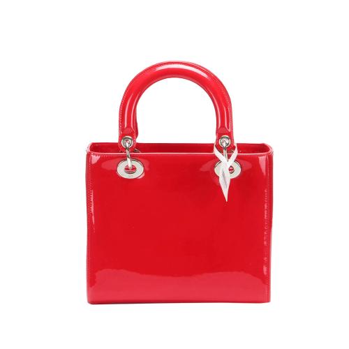 Dior Lady Dior Patent Leather Satchel