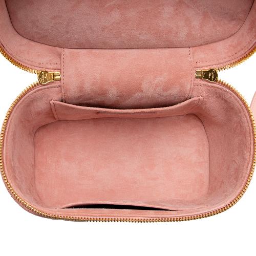 Dior Lambskin Cannage Small Travel Vanity Case